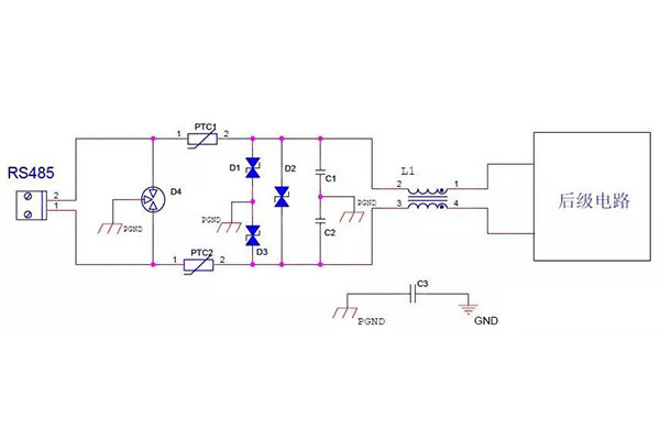 <b>RS485接口EMC電路設計方案</b>